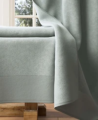 Linery & Co Cotton and Linen-Texture Border 6 Pack Hand Towel Set