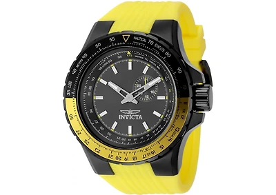 Invicta Men's 49723 Aviator Quartz VD72 Gunmetal Dial Watch