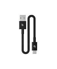 Beats Usb-a to Usb-c Woven Short Cable (20 cm) - Bolt Black