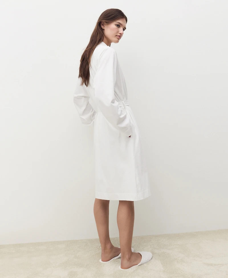 Mango Women's Embroidery Detail Cotton Gown