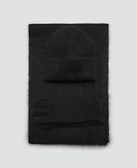 Mango Women's Plain Knitted Scarf