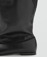 Mango Women's Wide-Leg Boots