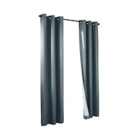 Thermalogic Prelude Room Darkening Window Treatment Grommet Curtain Panel 40" x 84" for Bedroom Livingroom