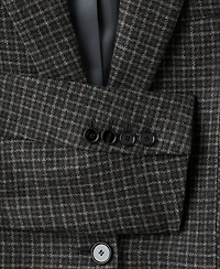 Mango Women's Wool Check Blazer
