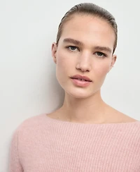 Mango Women's Knitted Ribbed Sweater