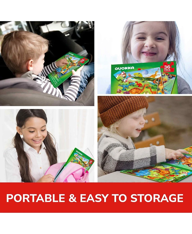 Quokka 3x36 Pcs Magnetic Puzzles for Kids