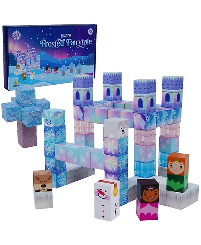 Usa Toyz Blocchi Frosted Fairytale Magnetic Blocks 84pcs