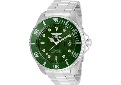 Invicta Men's 35719 Pro Diver Automatic 3 Hand Green Dial Watch