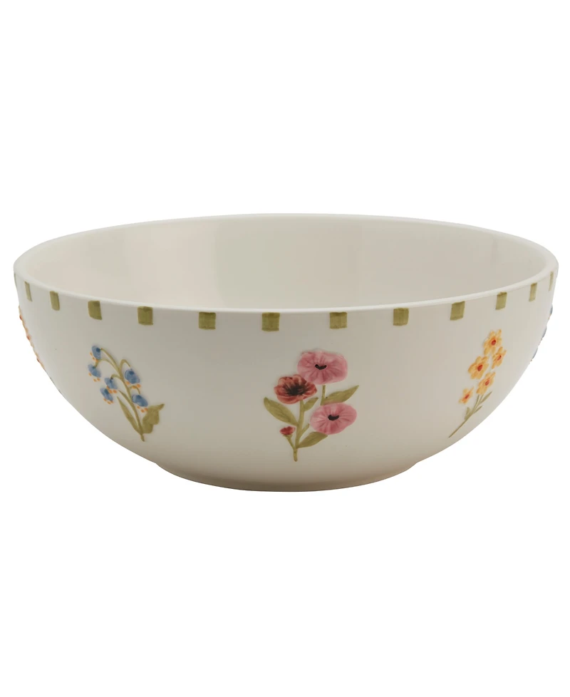 Haven 10.5" Spring Floral Serving Bowl