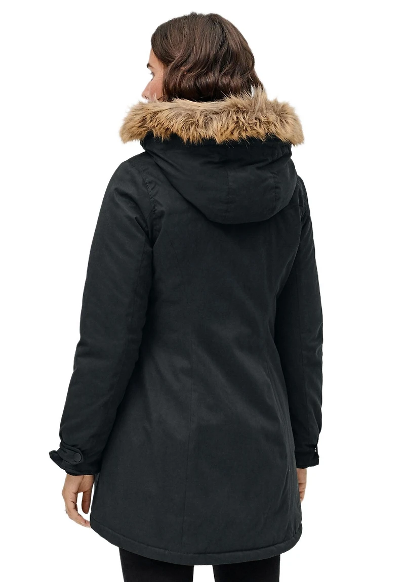 ellos Women's Modern A-Line Parka