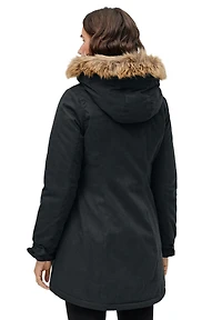 ellos Women's Modern A-Line Parka