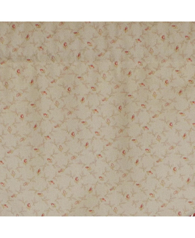 Rlf Home Rosie Corded Cornice – 100% Cotton, Fully Lined, 3" Rod Pocket Window Valance