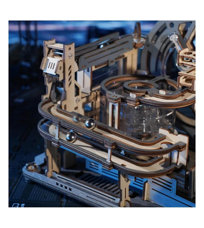 Flash Popup Diy 3D Moving Gears Puzzle - Marble SpacePort