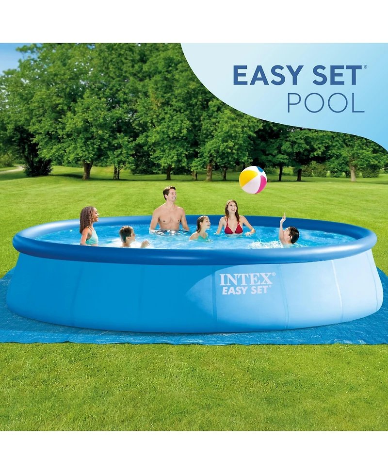 Intex 28141EH 13' x 33" Easy Set Inflatable Swimming Pool w/ 530 Gph Filter Pump