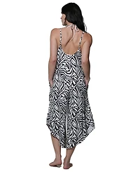 J Valdi Women's Flowy Pull-On Swim Jumper