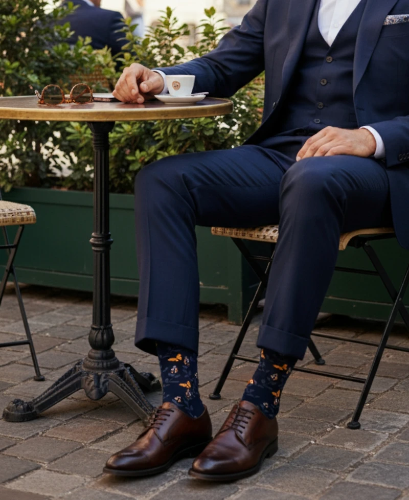 Love Sock Company Men's Butterfly Socks