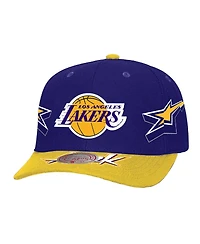 Men's Purple/Gold Los Angeles Lakers AS2K Stars Pro Crown Adjustable Hat