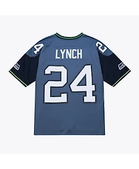 Men's Marshawn Blue Seattle Seahawks 2010 Legacy Throwback Replica Jersey