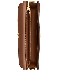 Coach Suede Elora Top Handle Leather Crossbody Bag