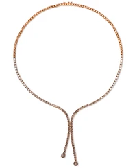 Le Vian Chocolate Diamond (6.20 ct. t.w.) and Nude Diamond (2.10 ct. t.w.) Tennis Necklace in 14k Strawberry Gold