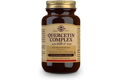 Solgar Quercetin Complex with Ester-c Plus Vegetable Capsules ,50 V Caps