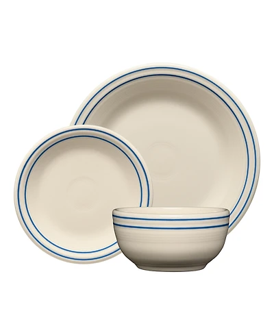 Fiesta Americana Lapis Band 3-Pc. Dinnerware Set