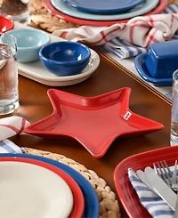 Fiesta Star-Shaped Serving Plates, Set of 4, Service For 4