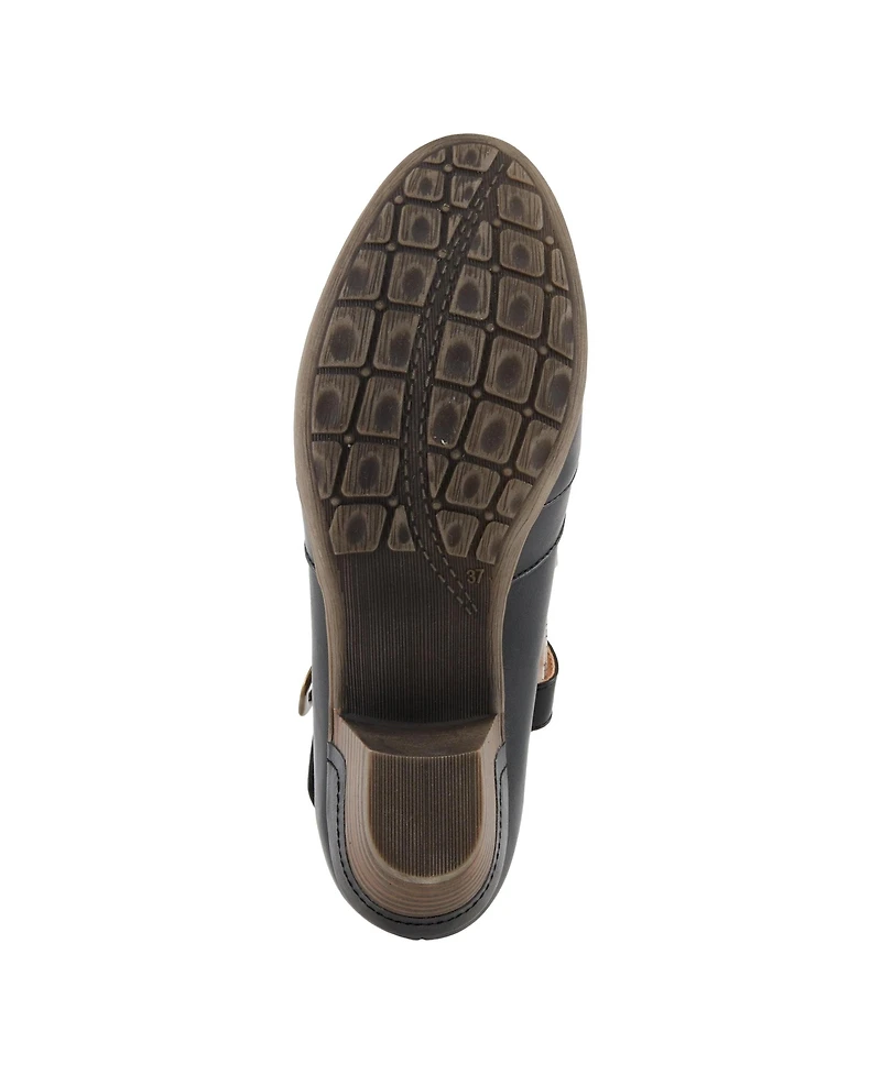 Patrizia Women's Maryneah Mary Jane Pumps with V-Vamp and Hook-and-Loop Strap