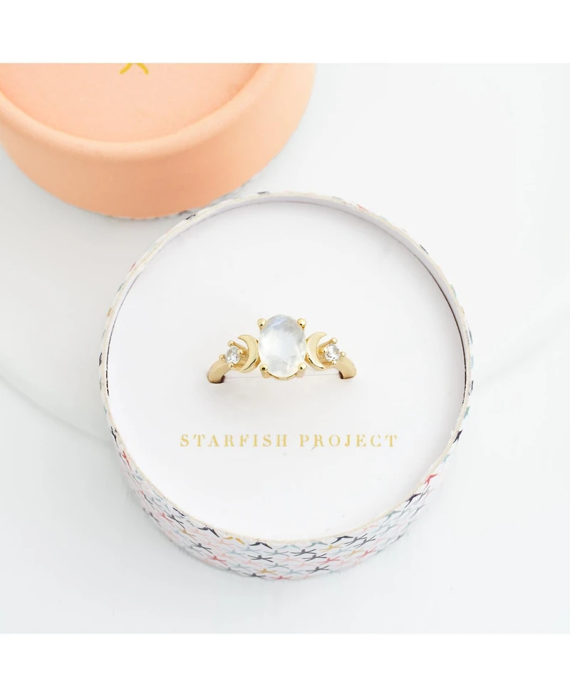 Starfish Project Starlight Moonstone Ring