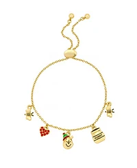 Disney Winnie the Pooh Cubic Zirconia and Cystal Adjustable Bolo Bracelet