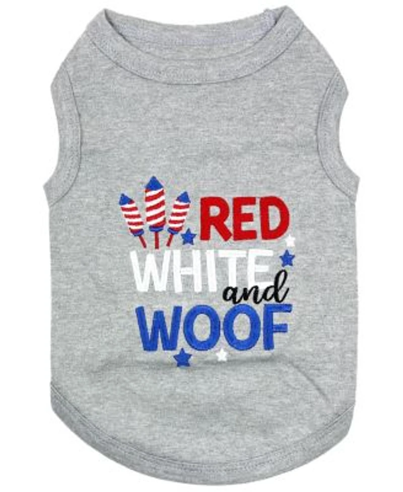 Parisian Pet Red White Woof