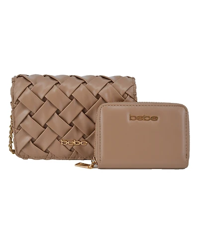 Bebe Women's Luca Mini Crossbody Bag with Wallet
