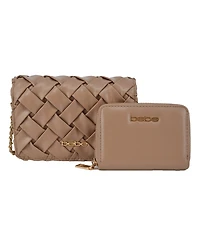 Bebe Women's Luca Mini Crossbody Bag with Wallet