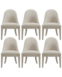 Furniture Sirena 6-Pc. Woven Side Chair Set