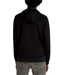 Karl Lagerfeld Paris Men's French Terry Graffiti Texture Hoodie