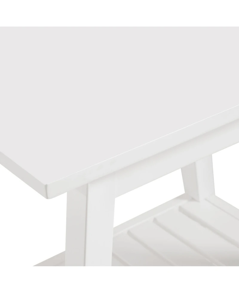 Alaterre Furniture 18" Wood Dorset Bench Stool