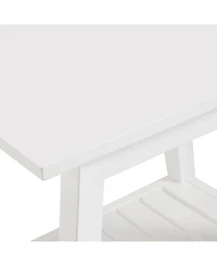 Alaterre Furniture 18" Wood Dorset Bench Stool