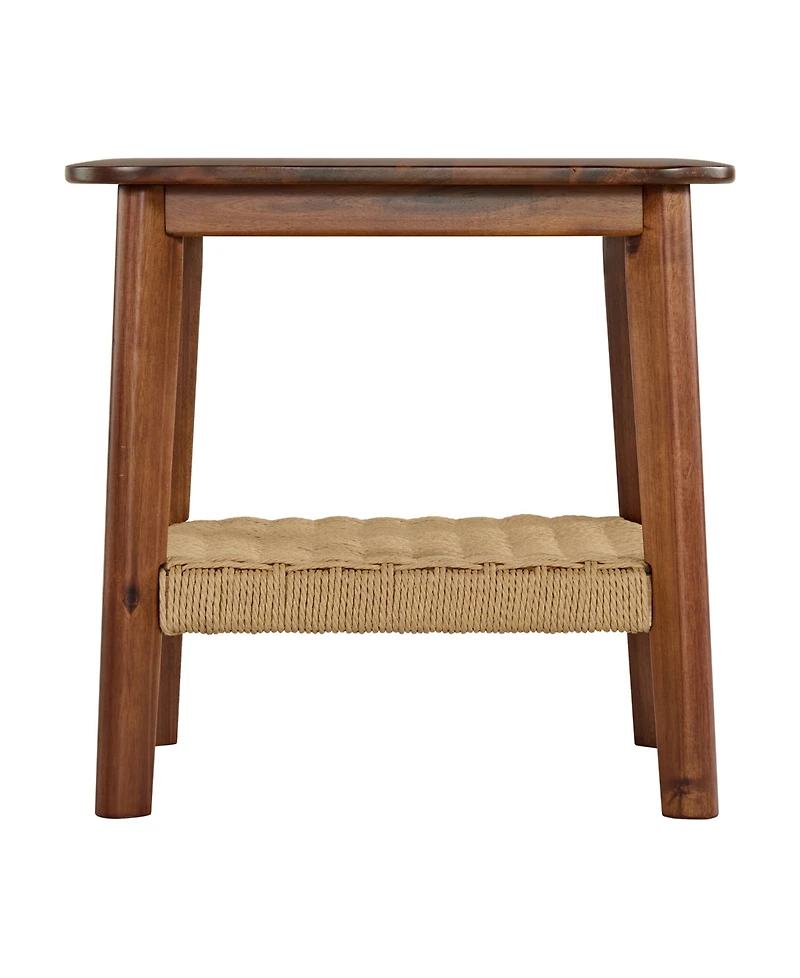 Alaterre Furniture 20" Acacia Wood Calais Side Table