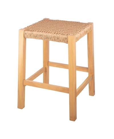 Alaterre Furniture 24" Wood Newport Counter Height Bar Stool