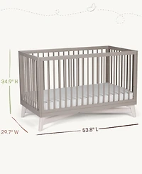 Little Seeds Baby Neutral Pala 4-in-1 Convertible Crib