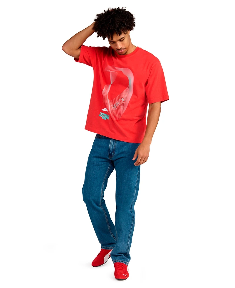 Puma Men's Formula 1 Las Vegas Race Track Graphic T-Shirt