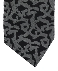Karl Lagerfeld Paris Men's Sparkle Medallion Pattern Classic Tie