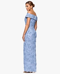 Xscape Women's Off-The-Shoulder Long Dress