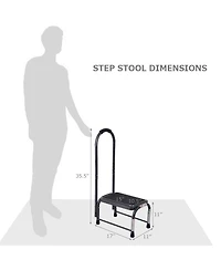 Sugift 330 lbs Non-Slip Heavy Duty Step Stool