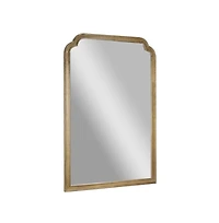 Emma+Oliver Julien Wall Mirror with Solid Wood Frame and Silver Backed Glass for Clarity for Entryways, Dining Rooms & More