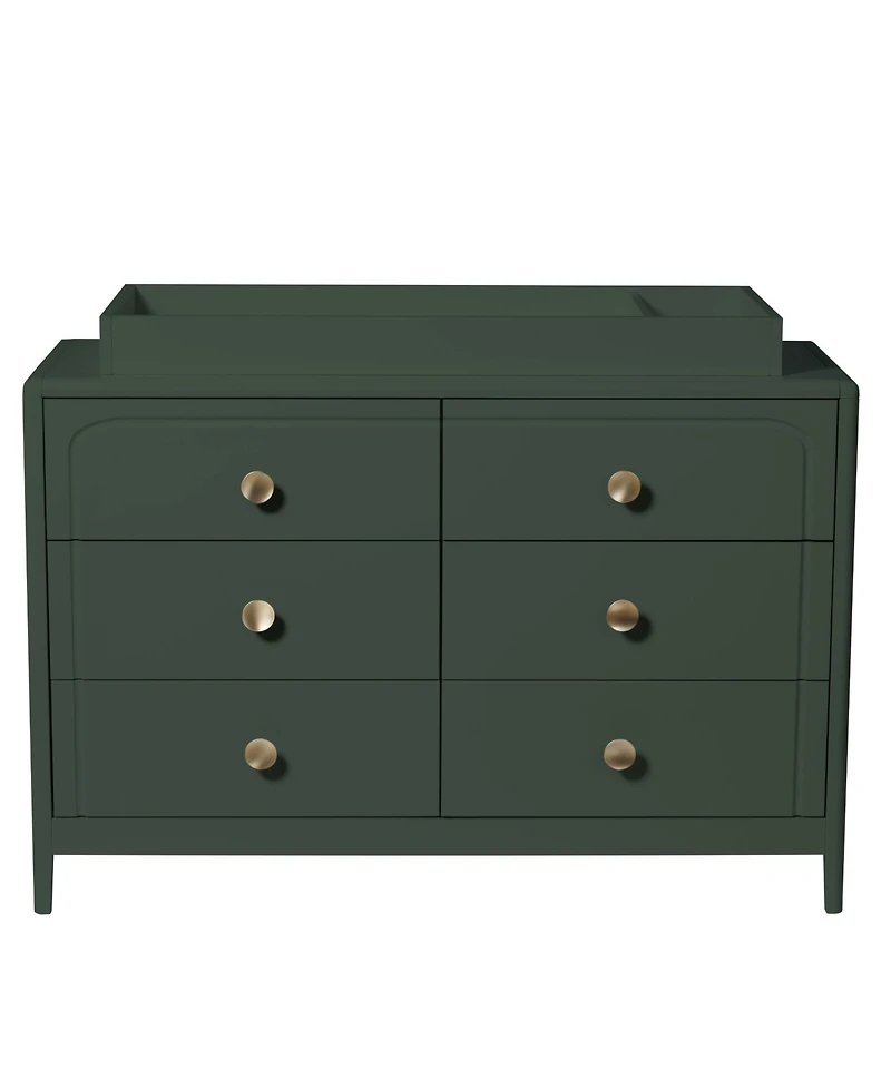 Little Seeds Baby Neutral Briar 6-Drawer Dresser