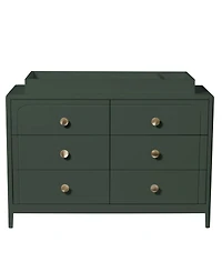 Little Seeds Baby Neutral Briar 6-Drawer Dresser