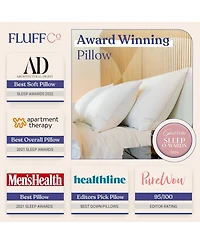FluffCo Down Alternative Classic Hotel Pillow