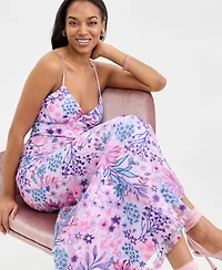 City Studios Juniors' Floral-Sequinned Evening Gown, Created for Macy's