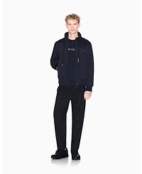 A|X Armani Exchange Men's Night Lab Stretch Wool Blend Tapered Pants